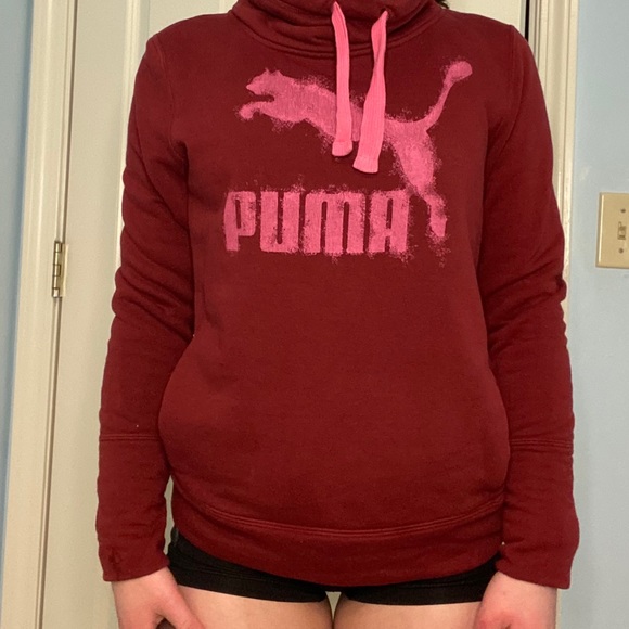 Puma scoop neck sweatshirt with pockets - Picture 6 of 9